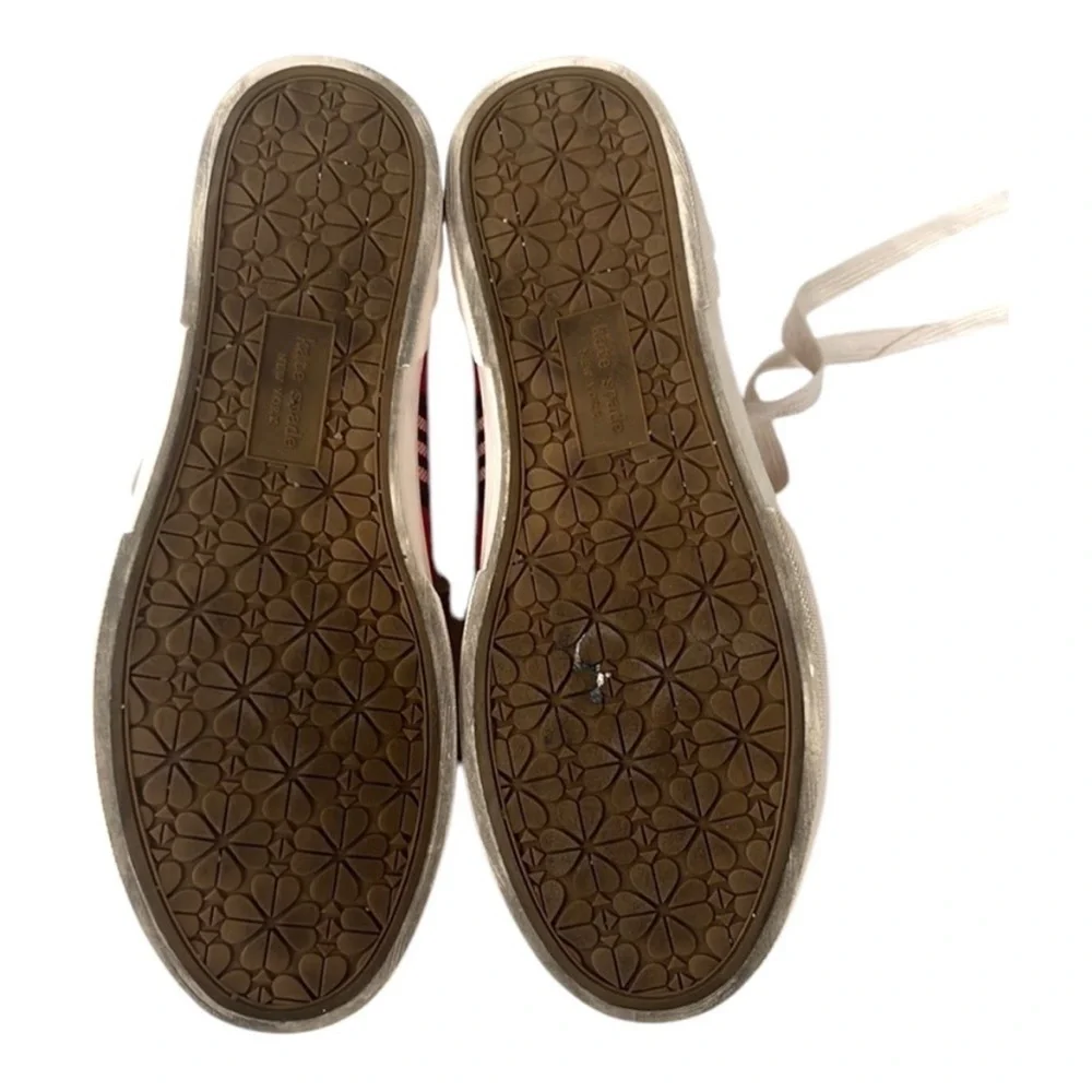 EUC Kate Spade Vale Plaid Sneakers Size 6